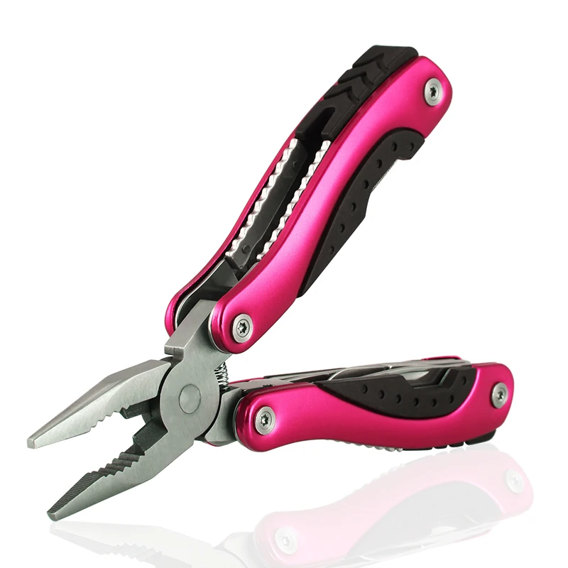 Stainless Steel Multi Tools ,Pliers Pocket Knife with Heavy Duty Pliers Replaceable Bits Multitools for Outdoor, Survival, Hikin