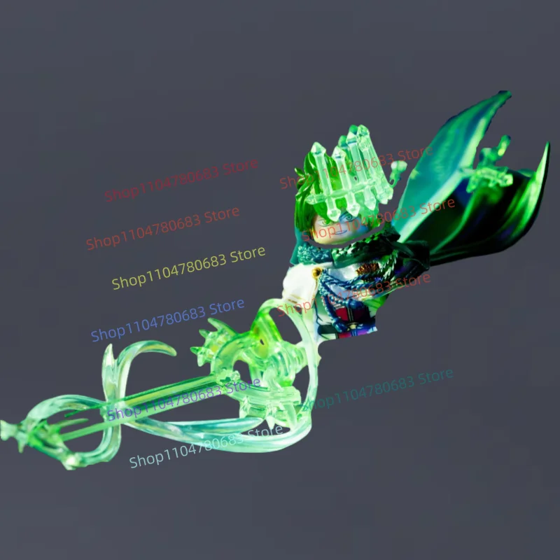 

MOC Building Blocks Green Warrior Mini Action Figure Assembly Model Display Figurine Cartoon Anime Accessories Toy Holiday Gift