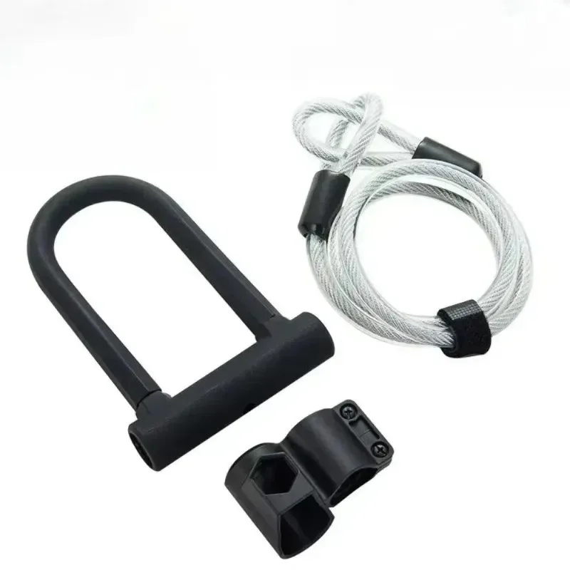 New Popular 1Set Motorcycle Helmet Protection Bicycle Accessories Bike Lock-Anti-Theft Security Cable Chain 1.2m for Cycling