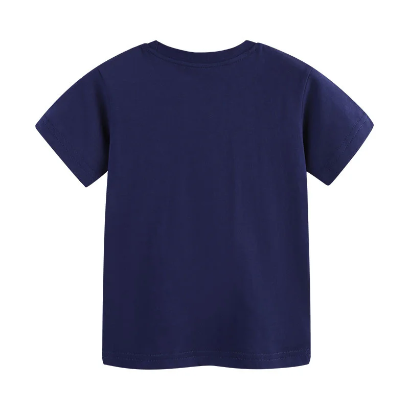 Short Sleeve Sailboats Kids' Cotton T-Shirt 1 Pcs Night Light Summer Boys Girls Top Children's Fashion Tees Baby Summer Tops
