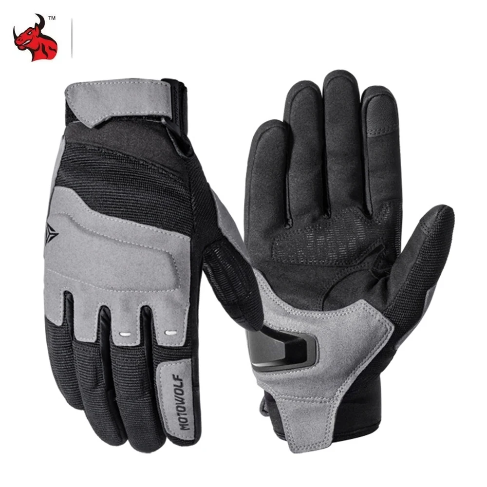 

New Motorcycle Riding Gloves Retro Comfortable Motorcycle Gloves Outdoor Riding Anti Fall Breathable Motorbike Gloves For Men