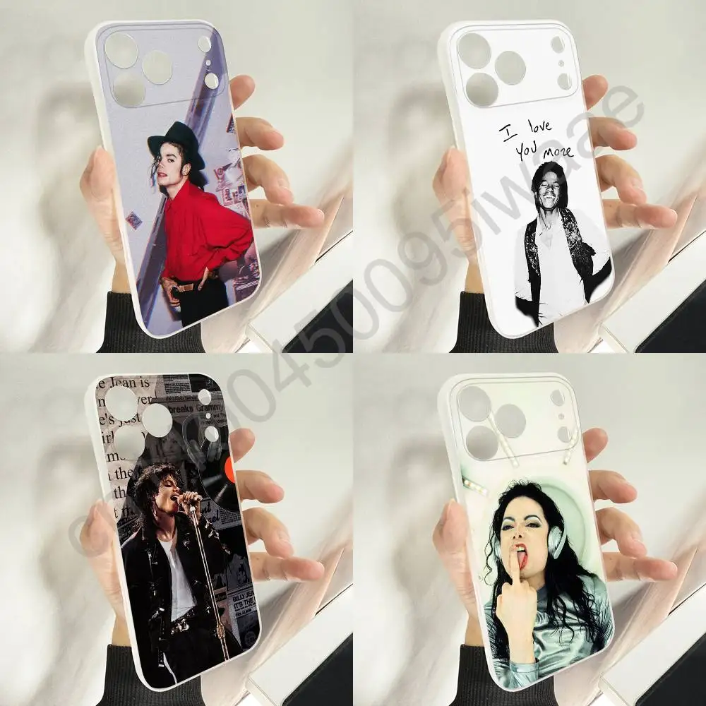 

Singer Michael J-Jackson Phone Case For iPhone 11,16,15,14,13,17,12,Plus,E,Air,Mini,Pro,Max Magnetic Magsafe Soft Cover