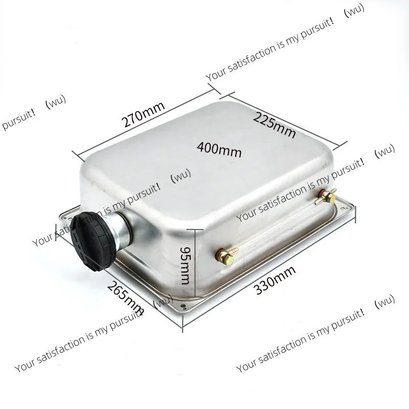 

new Square cylindrical parking heater square oil pot metal stainless steel fuel tank (excluding liquid)