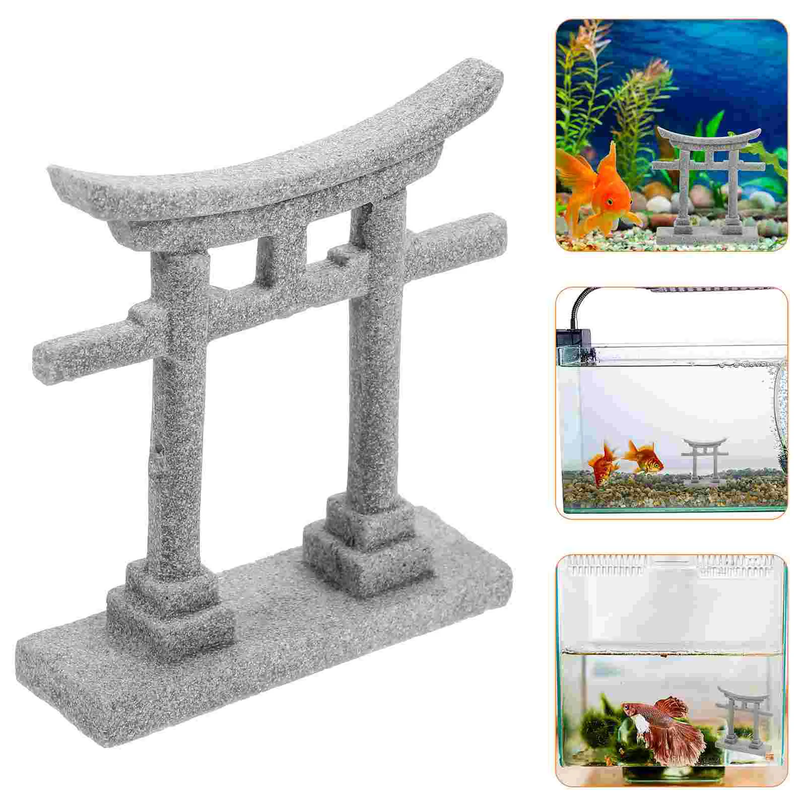 

Garden Micro Landscape Aquarium Decors Stone Ornament Fish Tank Sculpture Desktop Adornment Bonsai Decoration DIY