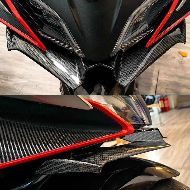 Motorrad Winglet Aerodynamik Flügel Kit Spoiler Motor Zubehör für Kawasa kininja 250 Ninja250 Ninja300/2013 ex300 2014-2018