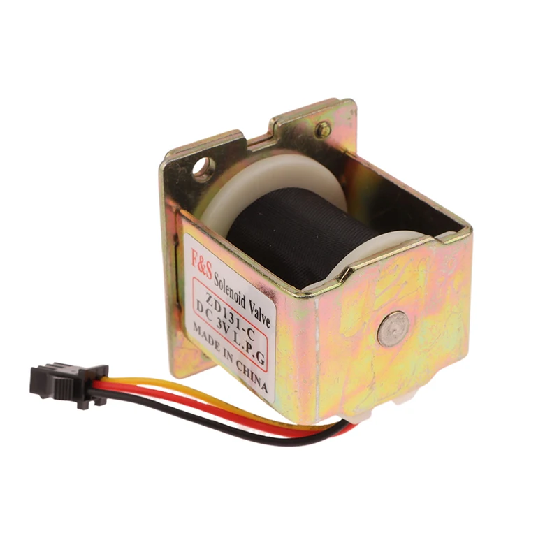 1 Buah Katup Solenoid Pemanas Air Gas ZD131-C Logam DC 3V Katup Solenoid Self-Priming untuk Aksesori Pemanas Listrik dengan Benang