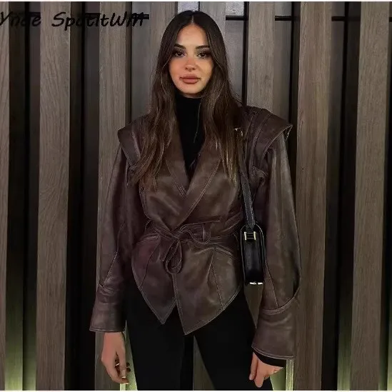 Long Sleeves No Hood Hat Regular Length Elegant Style with Elegant and Graceful Shirt Collar Shirt Collar Jacket Women Jackets