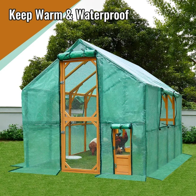 

Outdoor Chicken Coop With Cover
