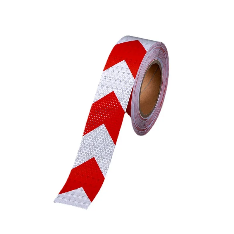 

5cmx25m/Roll Arrow Reflective Tape Safety Caution Warning Adhesive Tape Sticker For Truck