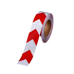 5cmx25m/Roll Arrow Reflective Tape Safety Caution Warning Adhesive Tape Sticker For Truck