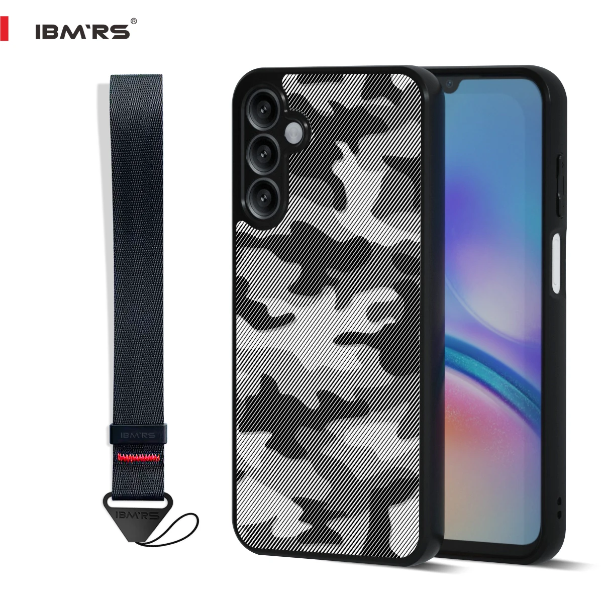 

IBMRS for Samsung Galaxy A15 Case,Camouflage Shockproof Bumper, PC+TPU Hybrid Rugged Armor