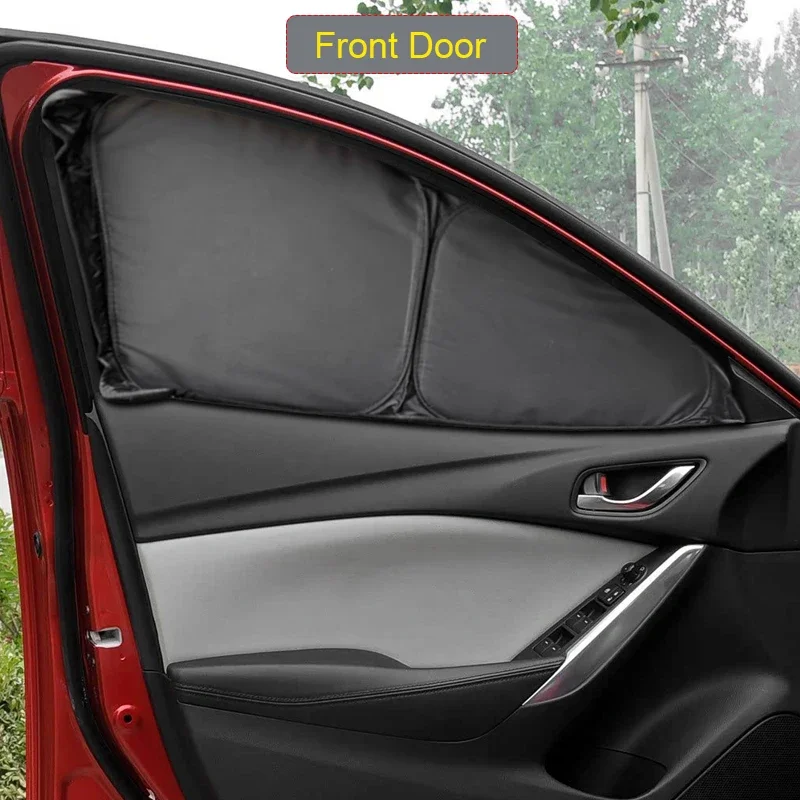 For MAZDA 6 GL GJ 2014-2025 Car Black Window Privacy Sunshade Anti-UV Heat Insulation Protect Cover Interior Accessory