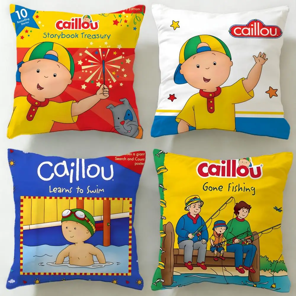 

Чехол для подушки с классическим мультяшным рисунком Caillou, мягкий и легко моющийся чехол для подушки – универсальный для дивана, кровати, путешествий и офиса