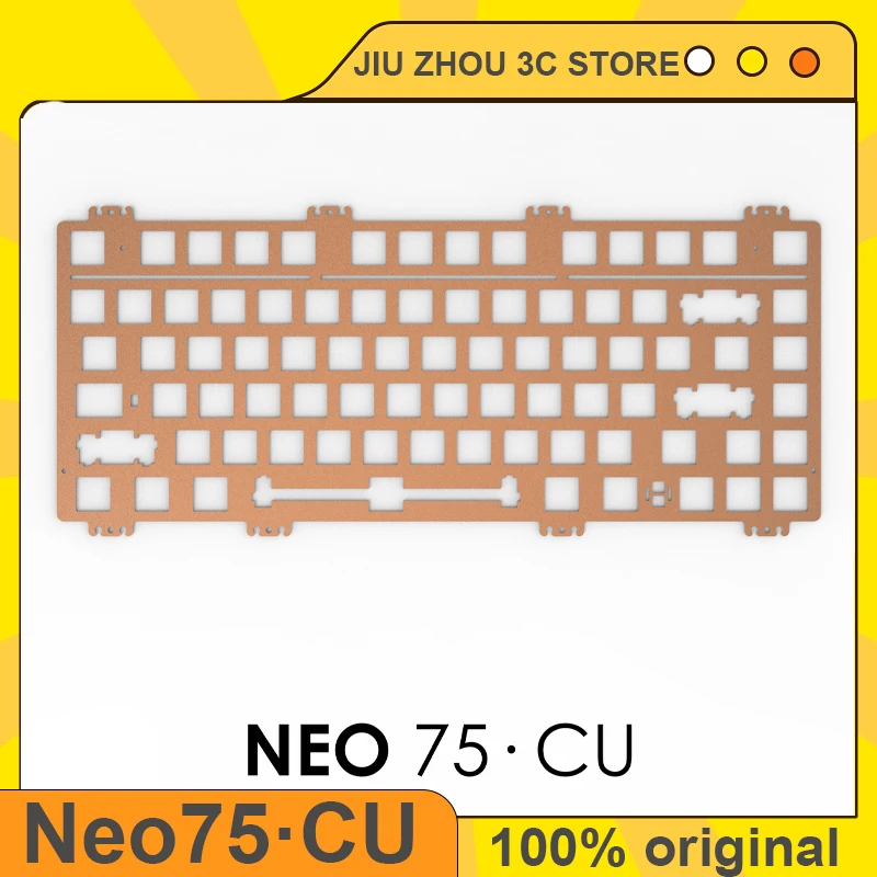 

Hyperboring Neo75 CU Mechanical Keyboard Kit Postioning Plate PCB Mounted Aluminum Copper Brass PP PC Carbon Plate Custom Gift