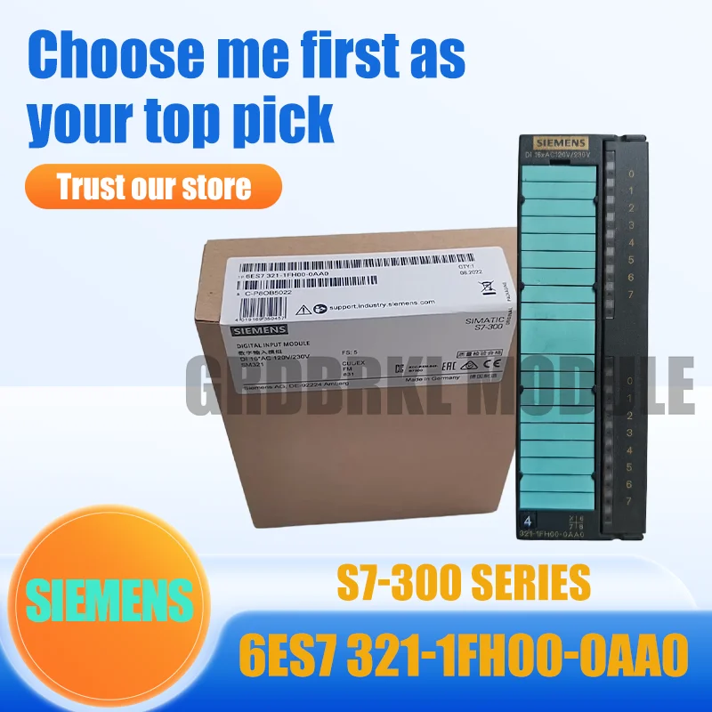 Новый оригинальный цифровой модуль ввода SIEMENS 6ES7 321-1FH00-0AA0 6ES7321-1FH00-0AA0 SIMATIC S7-300 SM321