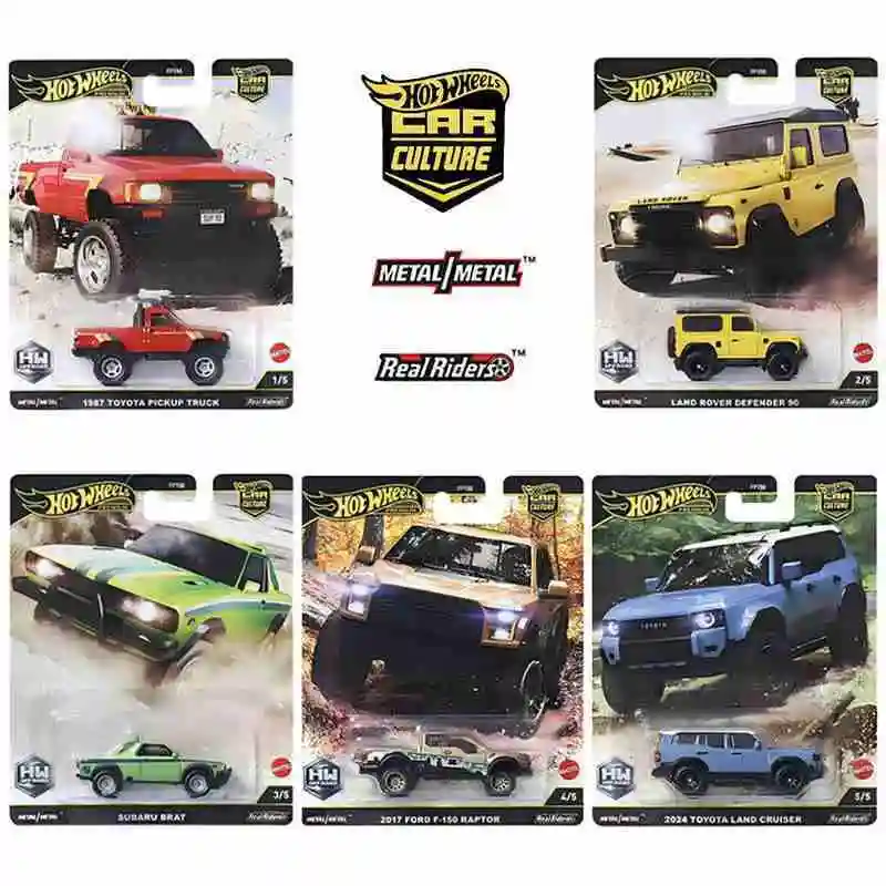 

Hot Wheels Car Culture New Off-Road Alloy Car Model Series Classic Collectible Small Car Alloy Car Toy Collection Model.