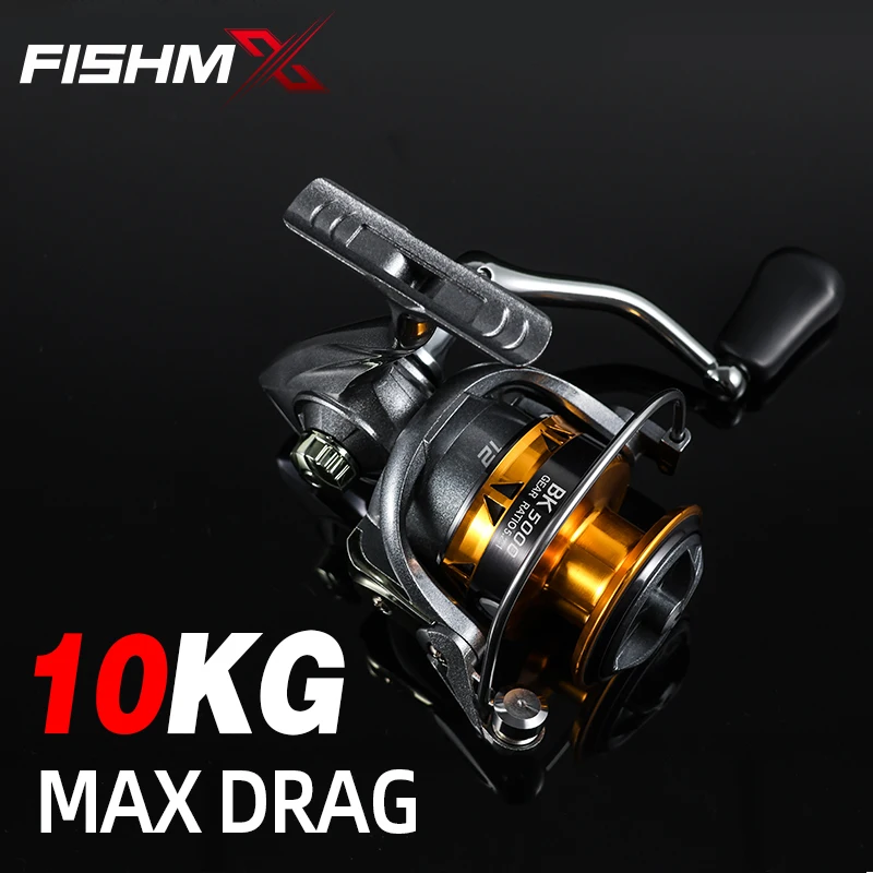 Fishmx Spinning Reels Saltwater Freshwater Fishing Ultralight Metal Frame Smooth and Tough High Speed Fishing Reels