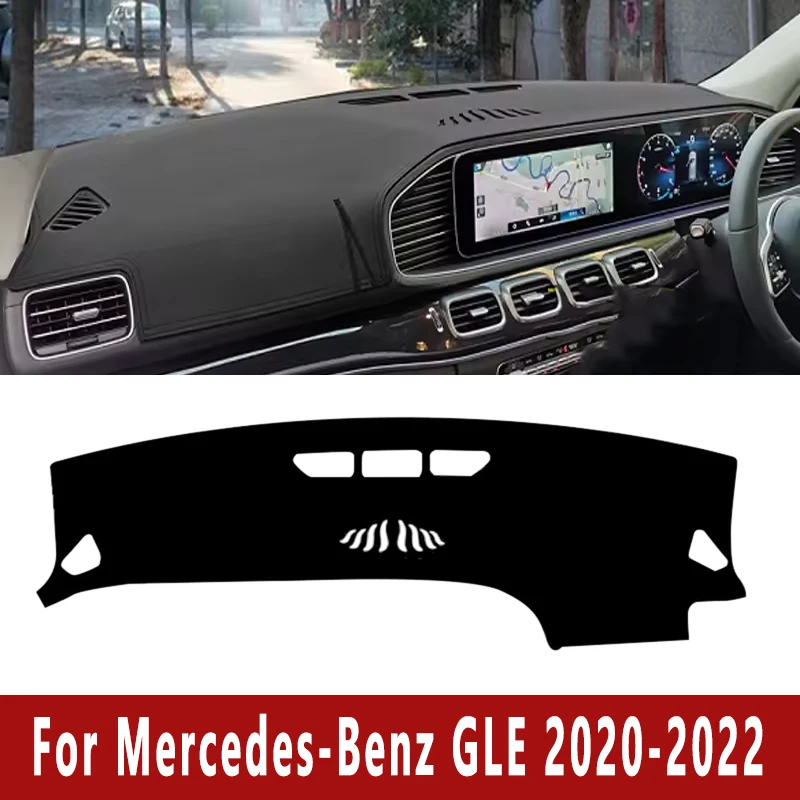 

Car Dashboard Mat Dash Cover Central Contro Pad Custom for For Mercedes-Benz GLE 2020-2022 Nonslip Cape Sunshade Accessories