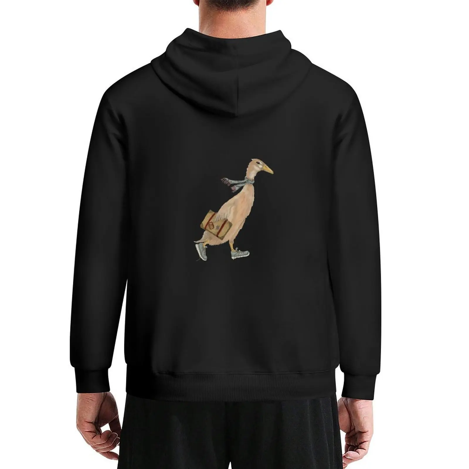 

Runner Duck Hoodie hooded shirt japanese style mens clothing men wear graphic hoodie