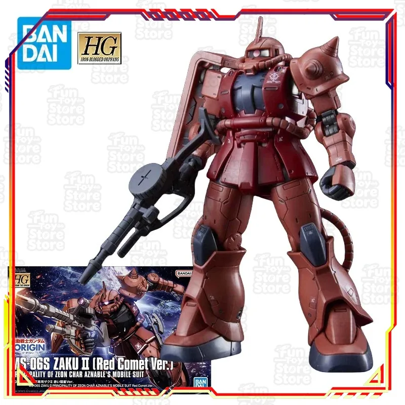 bandai-gundam-zaku-2-red-comet-ver-hg-1-144-mobile-suit-gunpla-model-kit-action-figure-giocattolo-da-collezione-regalo-per-ragazzi-e-fan