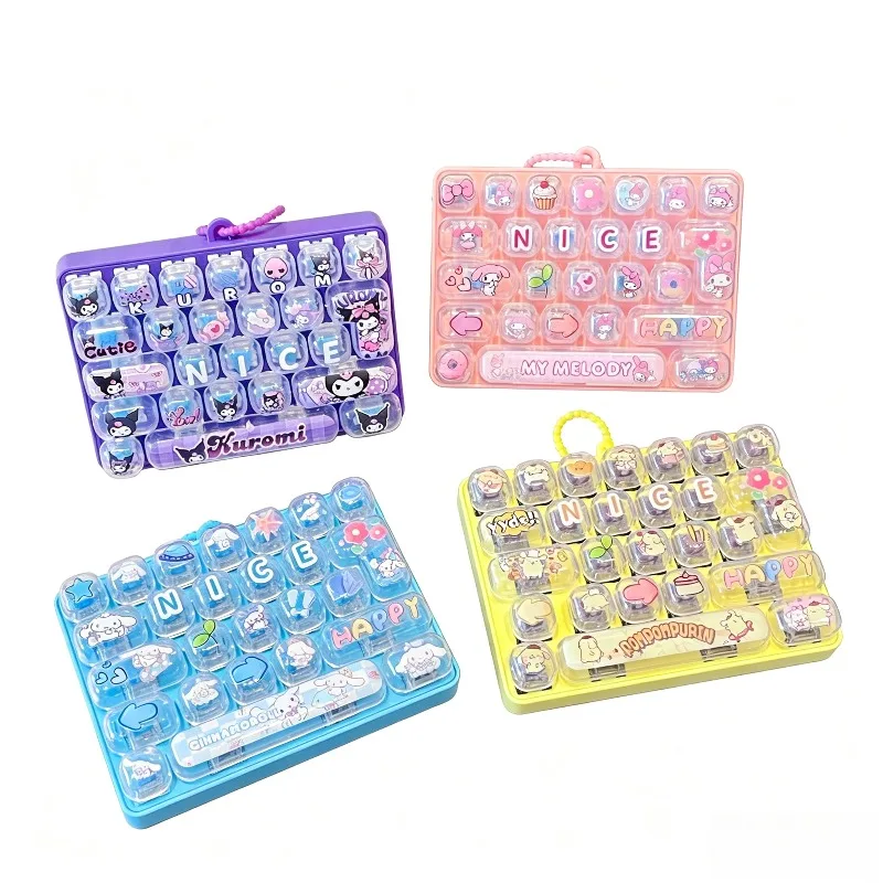 Cute Shape Decompression Press Toy, Keyboard, Bag Pendant, Fashion Ideal Decompression Press Relaxation Toy Pendant Gift