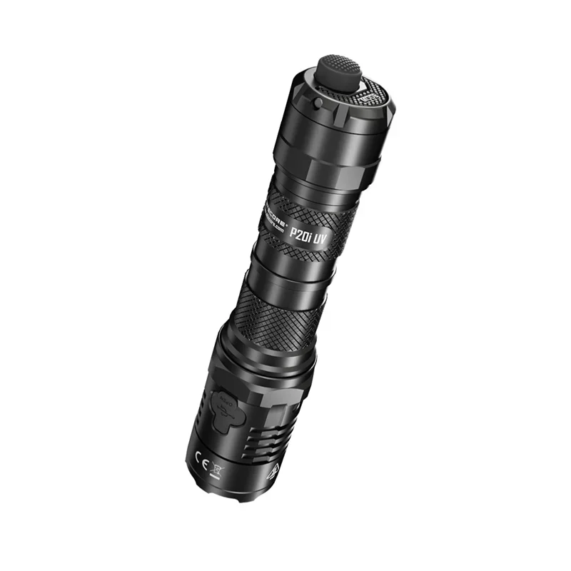 NITECORE P20i UV Tactical Flashlight 1800Lumen+320mW Dual Light Source Rechargeable With Battery Self Defense Troch Light