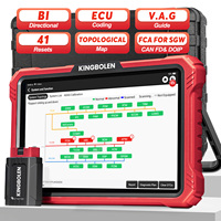 2025 KINGBOLEN K10 Pro Bi-Directional Scanner Full Systems Diagnostic Scan Tool, 40 Reset ECU Coding,AutoAuth for FCA SGW