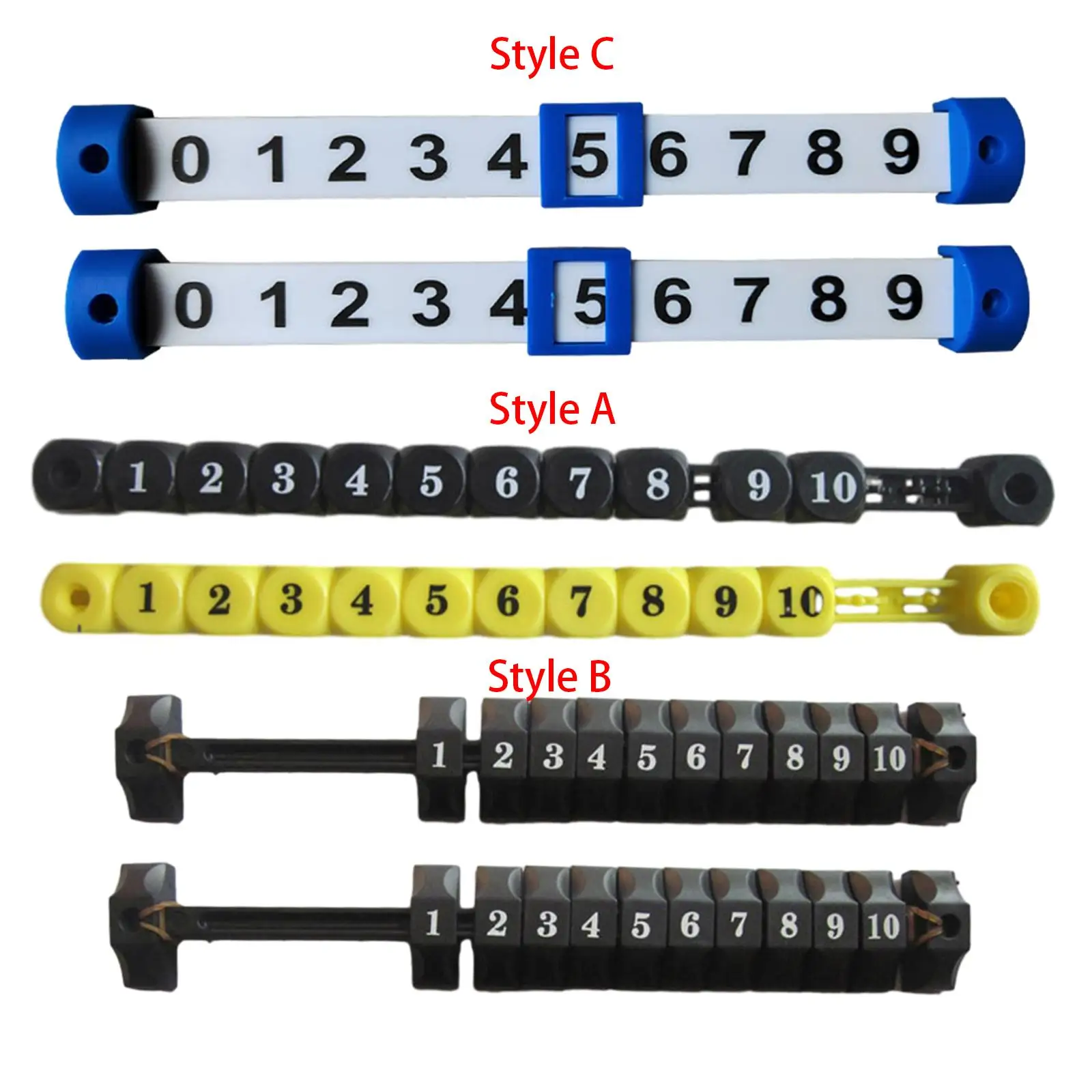 2 Pieces Foosball Scoreboard Foosball Portable Table Football