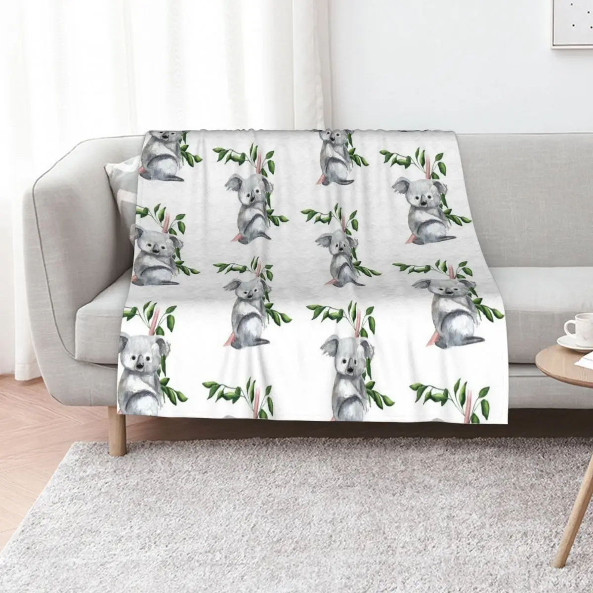 Australian Native Koala Bear Throw Blanket Loose Luxury Thicken christmas gifts Multi-Purpose For Sofa Thin Bed linens Blankets