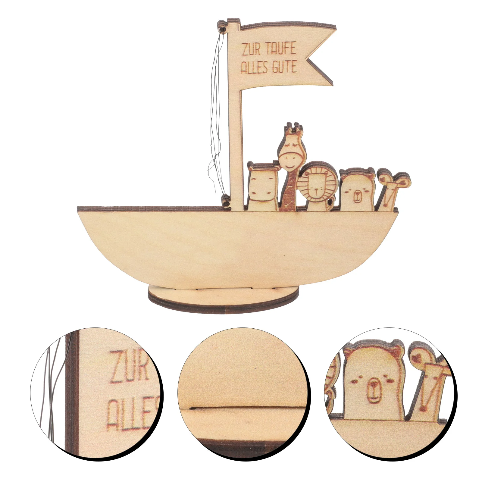 

Wooden Money Clip Decoration Baptism Gift for Baby Boy Girl Keepsake Christening Decoration Wood Ornament Custom