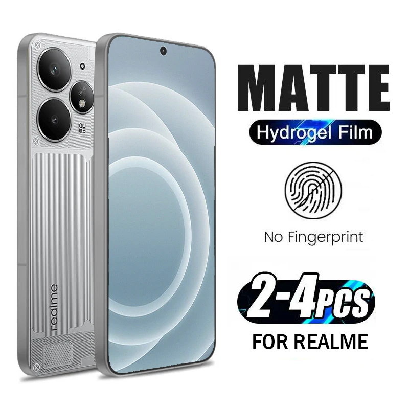 

2-4 шт. ультратонкая матовая гидрогелевая пленка для Realme Neo7 Turbo 7X 7 SE Защитная пленка для экрана Realme GT Neo5 SE 3 2 3T 2T Не стекло