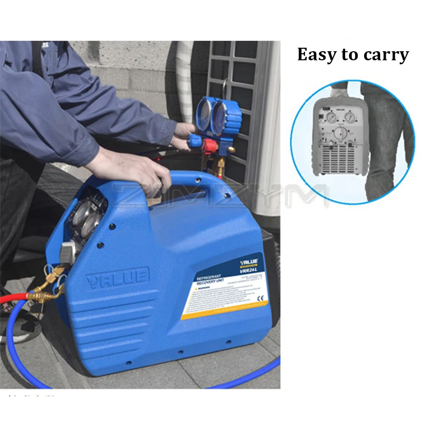 Macchina per il recupero del refrigerante del condizionatore d'aria della macchina per il recupero della refrigerazione ad alta affidabilità AC 220V VRR12L