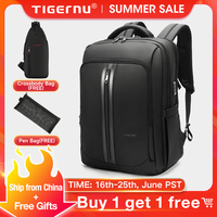 Tigernu New 15.6 17 inch Large capacity Laptop Backpack With shockproof  For Work Business Fashion Trend 2024 Backpack Best Gift