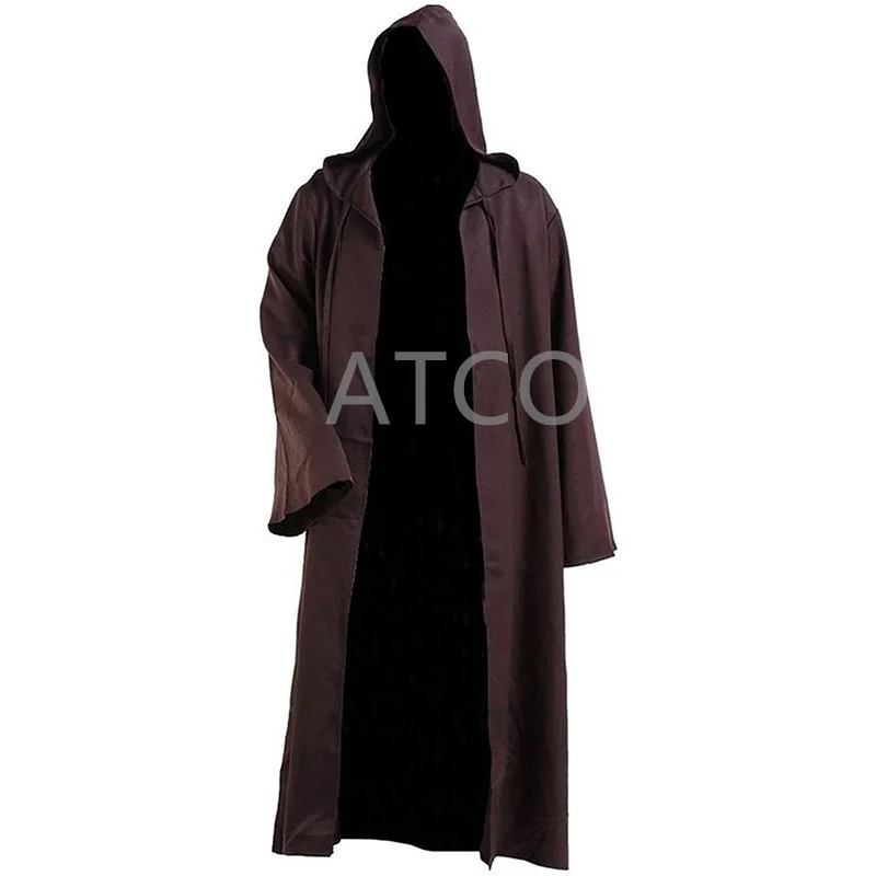 Halloween Death Cape Adult Kids Witch Wizard Cosplay Costume Medeival Gothic Steampunk Vampire Reaper Cloak