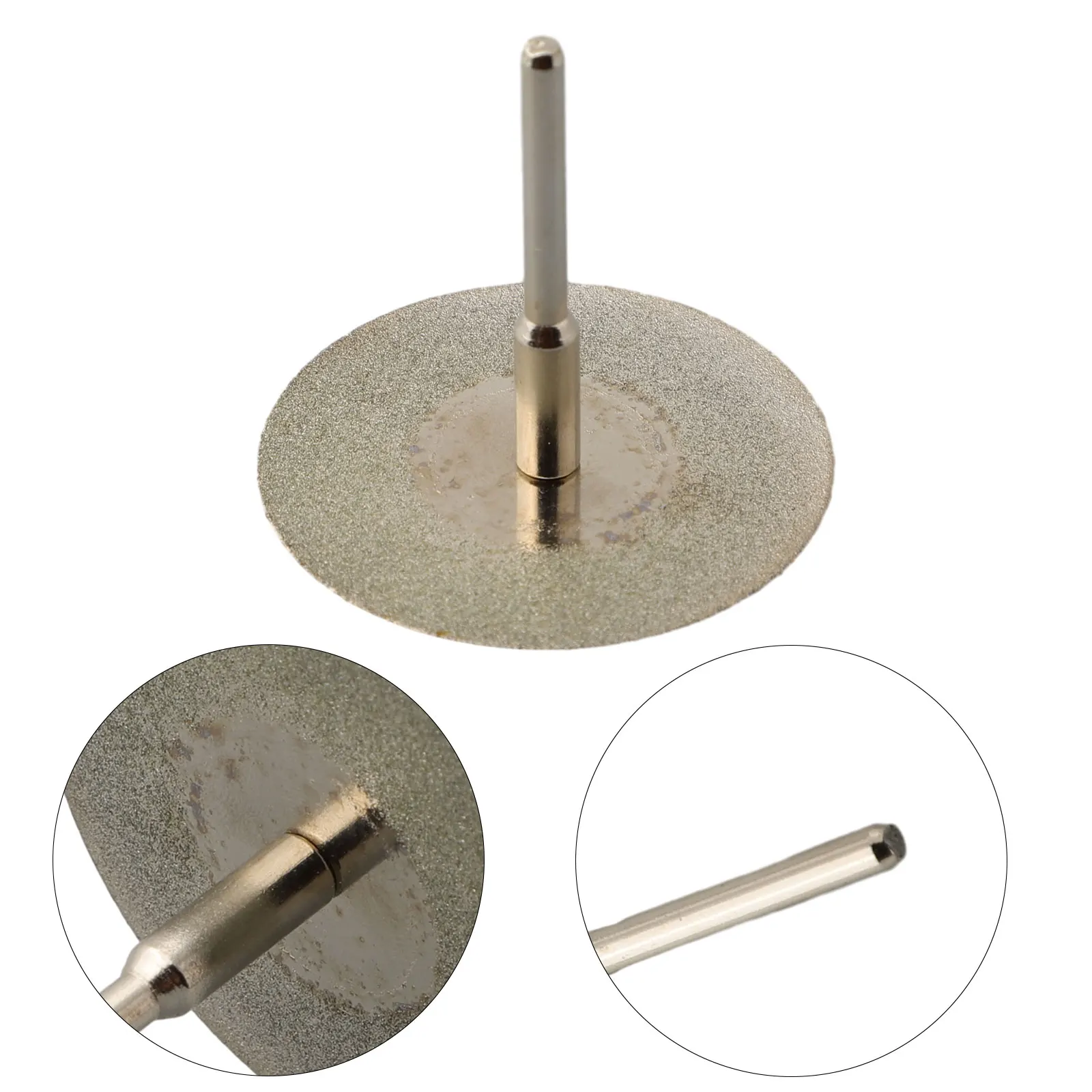 Cutting Wheel Blade Grinding Disc Accessories Kits Wood Workshop Gem Metal Diamond 2pcs 40/50/60mm Replacement