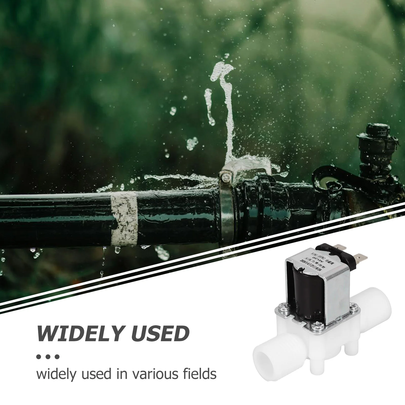 The Electromagnetic Valve Solenoid for Garden Water Control Industrial Washing Machine 12v Sprinkler Volt Valves