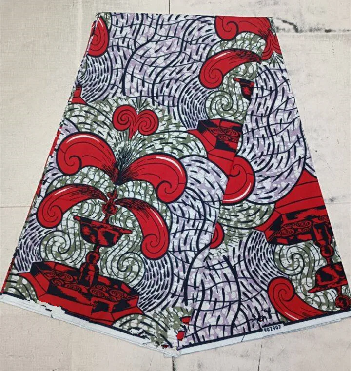 Lastest Genuine Super Hollandais Dutch African Wax Fabric 100% Cotton Original Ankara Block Print Pattern Africa For Sewing