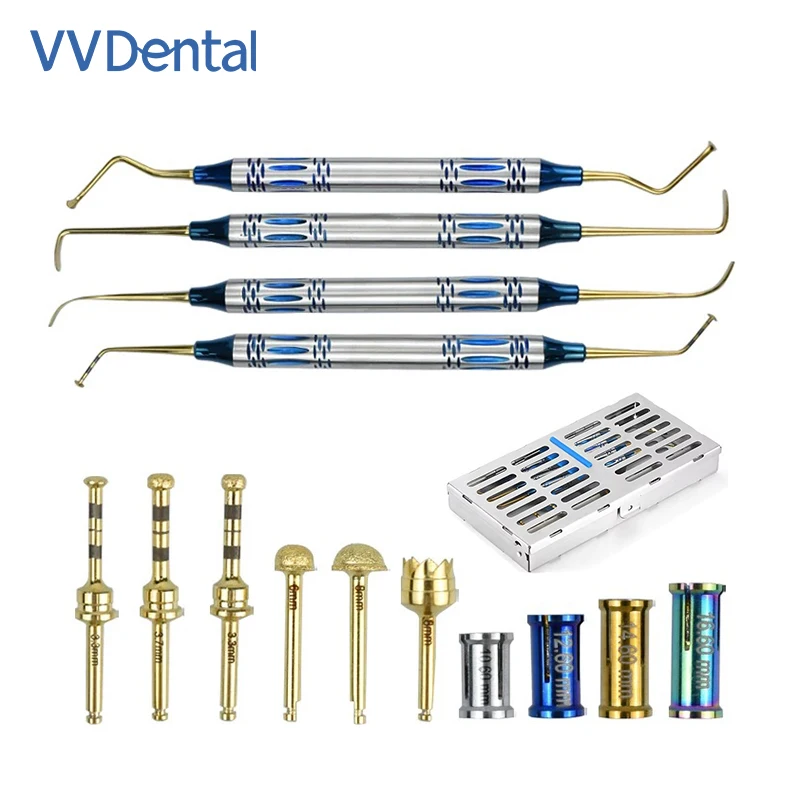 Dental Sinus Lifting Elevation Kit Implant Drills Stoppers Periosteal Separator Plant External Lifting Drill Surgical Tools