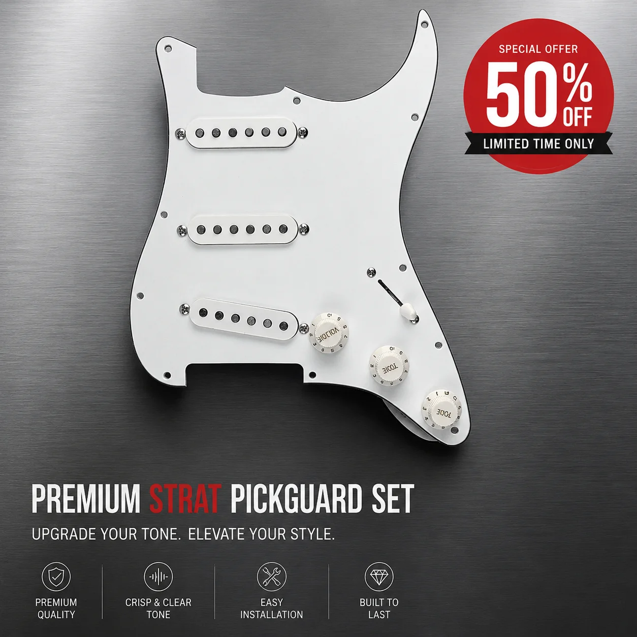 Pre Wired Alnico 5 Guitar Pickup Jimmihendrix 69 Pickguard Handmade Retro Board For Electric Guitar