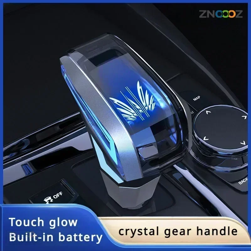 For Mazda 3 6 5 8 CX7 MX5 CX5 CX9 gear shift crystal knob Automobile automatic luminescence LED gear head gearbox handle