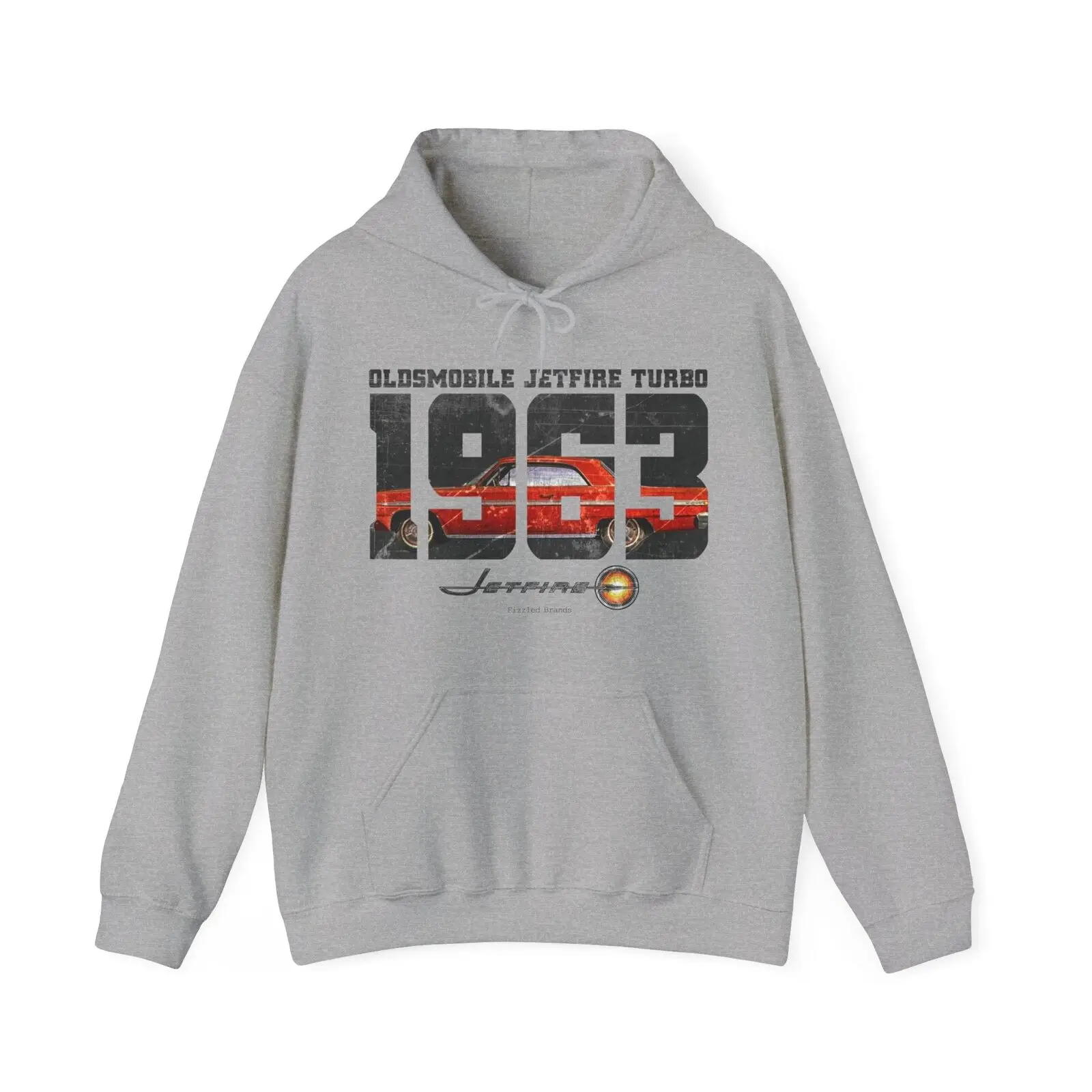 Oldsmobile 1963 Jetfire Turbo Automobile Pullover Hoody