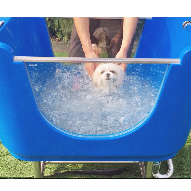 USMILEPET Factory Direct Hot Sale Pet Dog Cat Washing Grooming Home Use For Pet Salon Portable Plastic Bath Tub SPA with Bubbles