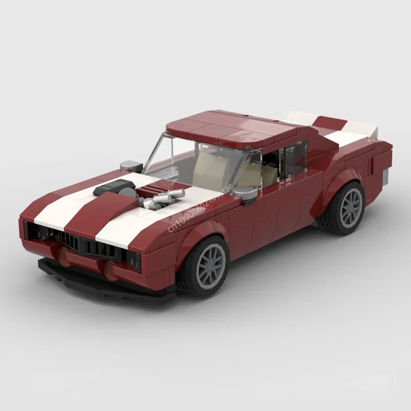 

299pcs MOC Chevrolets Camaro SS Speed Champion City Car Supercar Racing Building Blocks Brick Technique Creative DIY Toys Gifts