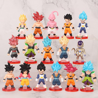 Dragon Ball Figures Saiyan Goku Mini Anime Figure 21Styles Toys Anim Models For Children's Birthday Gift Car Decoration ﻿