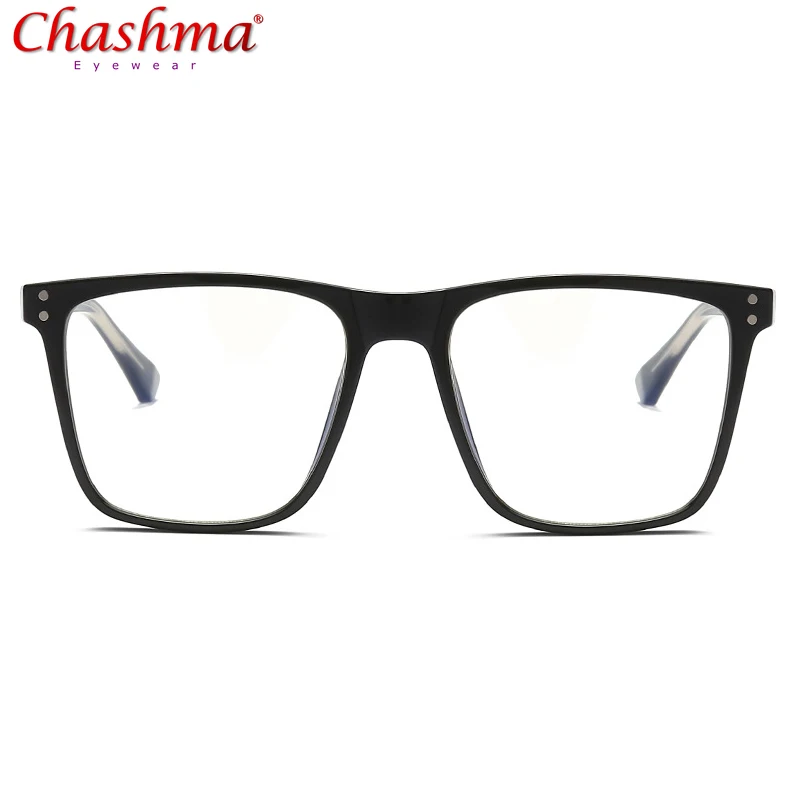 Chashma Men Eyeglasses Simple Design Prescription Ready Eyewear Optical Women Glasses Frame Long Temples 147 mm Spectacles