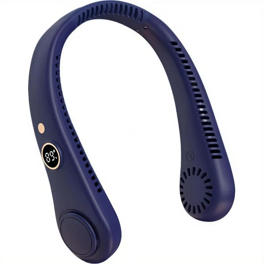 Tragbarer Nackenventilator Turbo für Outdoor-Aktivitäten, Kleines Sommergeschenk, Bequemer Hängeventilator für unterwegs – Detail 3