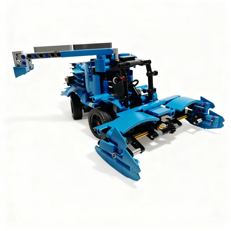 594pcs MOC Combine Harvester Alternate Build Technical Model Building Blocks Construction Christmas Gifts Toy DIY Creative Idea
