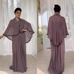 Vestido de fiesta personalizado de noche sin tirantes, faldas hasta el suelo, drapeadas, sin mangas, de tul, vestidos para ocasiones a medida, Arabia Saudita