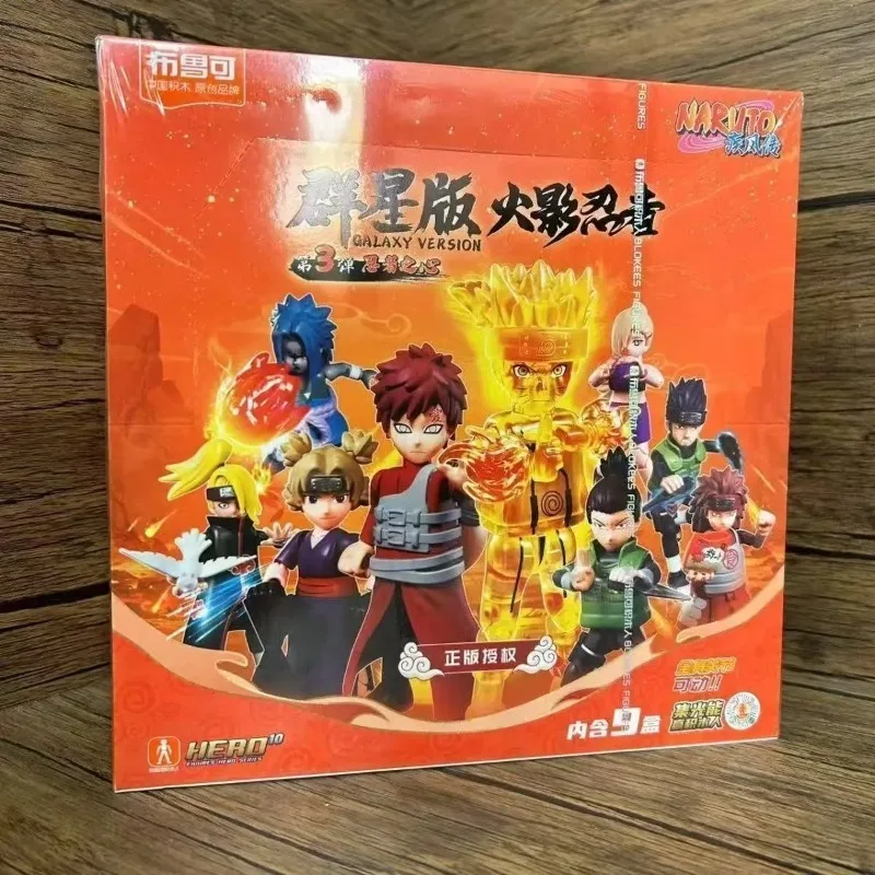 

BLOKEES Naruto Assembling Building Block Man Uzumaki Naruto Kakashi Animation Toys Model Desktop Decoration Holiday Gift