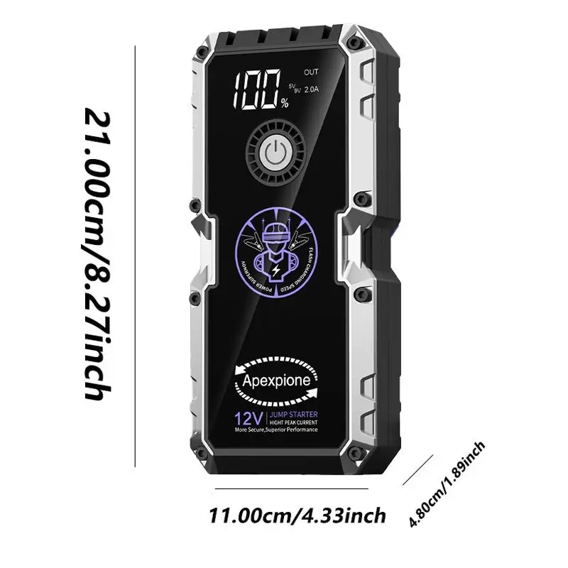 Portable Auto Jump Starter Power Bank Starting Device For 12V Emergency Car Battery Booster Starter Charger